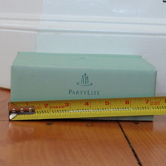 Pair of PartyLite "Quilted Crystal" Glass Candleholders - Picture 11 of 12